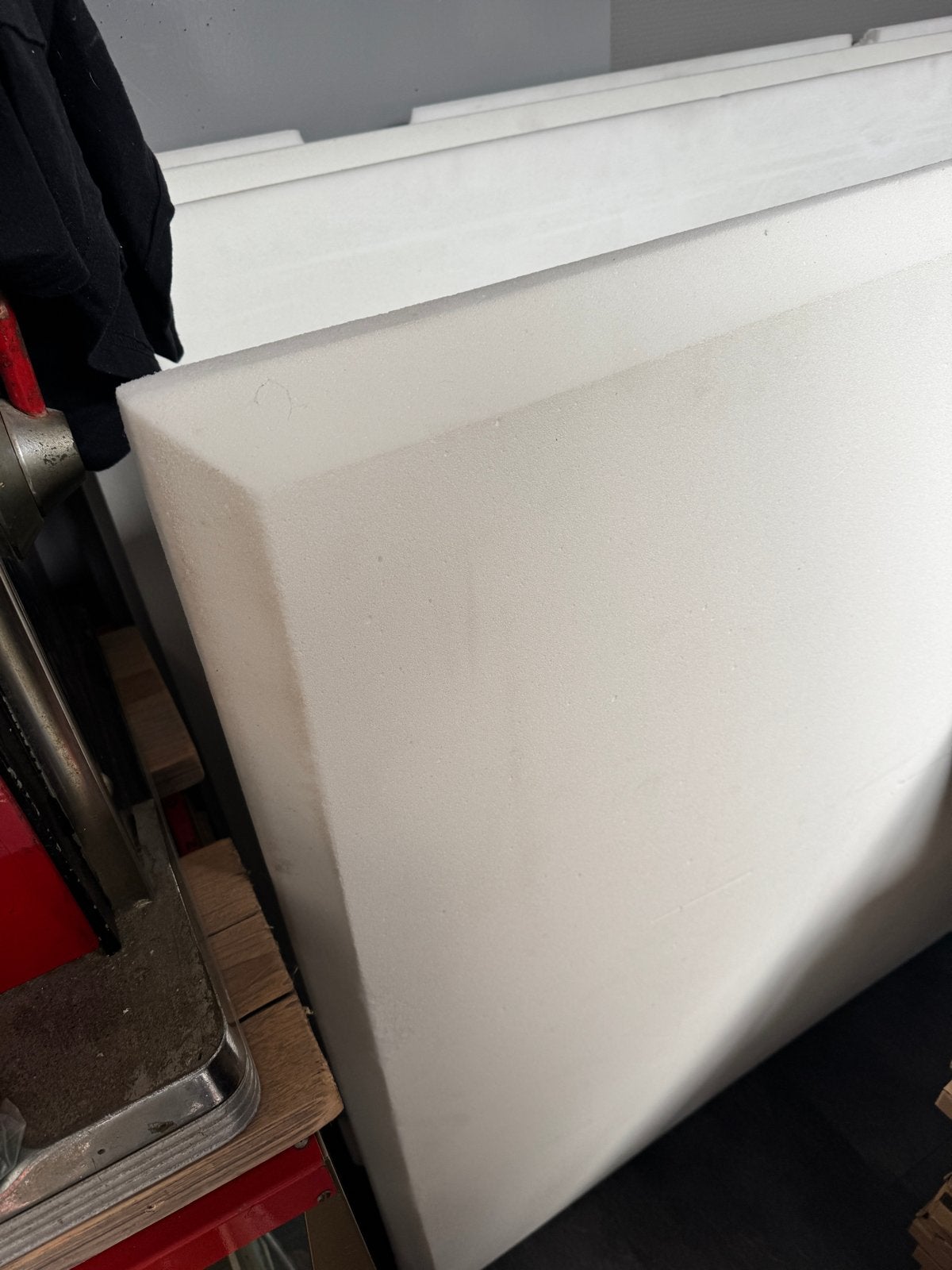 Gratis 4 akoestische panelen 125x125 cm schuim, Huis en Inrichting, Ophalen, Gebruikt