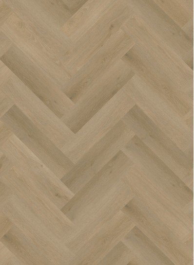 Gelasta Artline Visgraat PVC – compleet gelegd €60,- per m², Bruin, Nieuw, Ophalen of Verzenden, 25 tot 50 m²