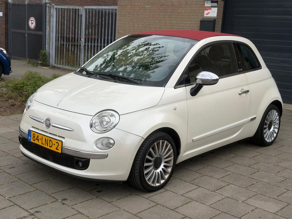 Fiat 500 C 1.2 Rock Automaat cabrio Leder Clima PDC Apk rijd, Euro 5, Gebruikt, Cabriolet, Bedrijf