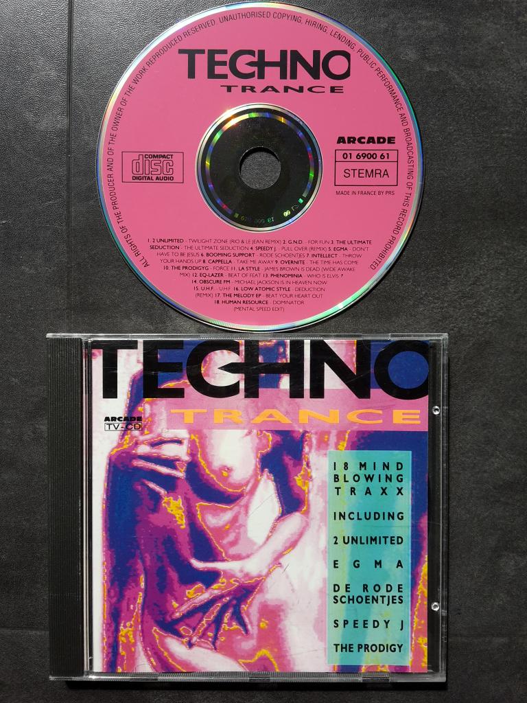 CD - techno Trance - Oldschool Rave hardcore, Ophalen of Verzenden, Zo goed als nieuw, Overige genres