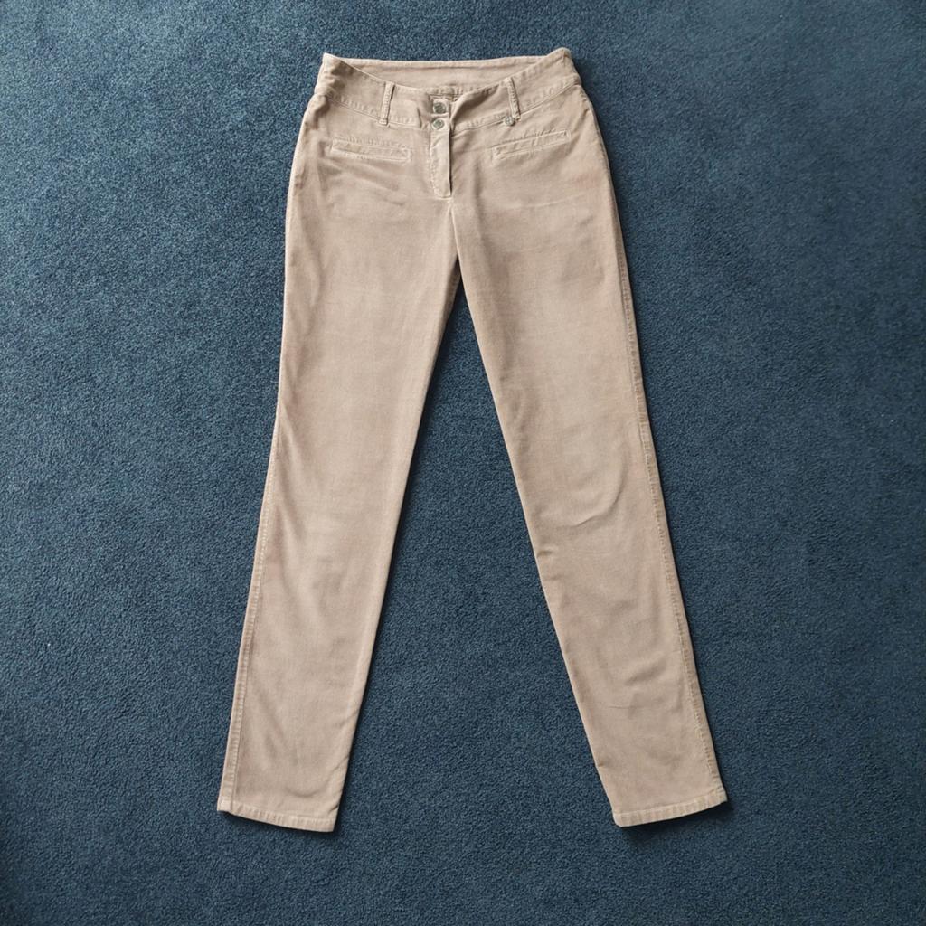 Caroline Biss Licht taupe broek maat 38, Maat 38/40 (M), Bruin, Ophalen of Verzenden, Zo goed als nieuw
