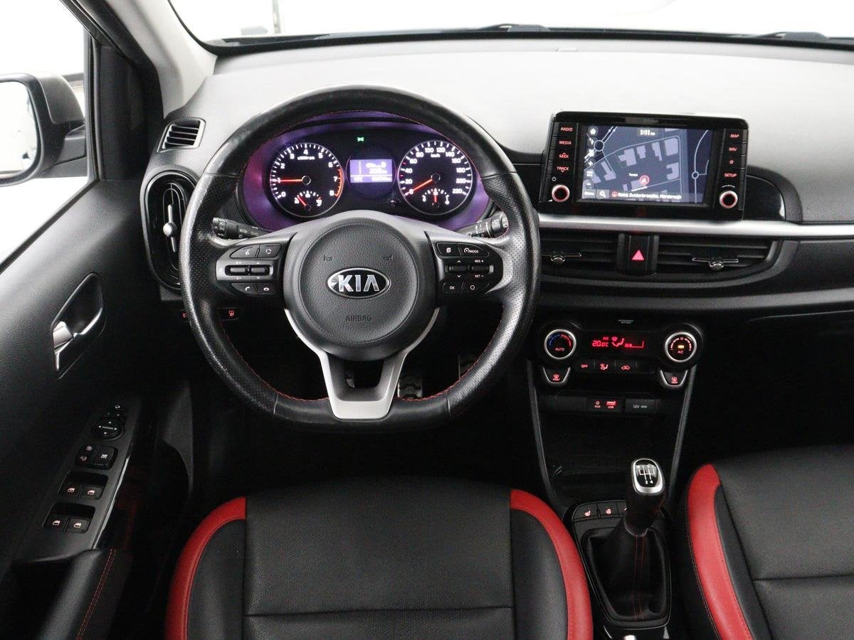 Kia Picanto 1.0 T-GDI GT-Line | Leder | Stoelverwarming | Ca, Auto's, Voorwielaandrijving, 101 pk, Gebruikt, 920 kg