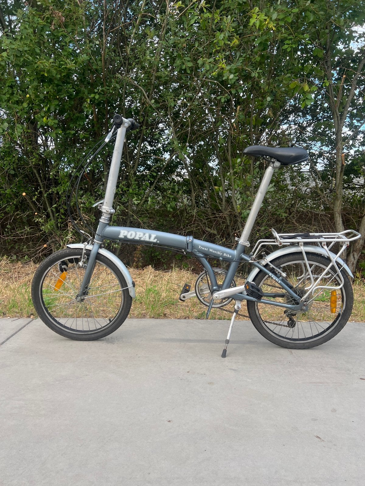 Popal Light vouwfiets 6 versnellingen, Fietsen en Brommers, Velgrem, Versnellingen, Zo goed als nieuw, Ophalen