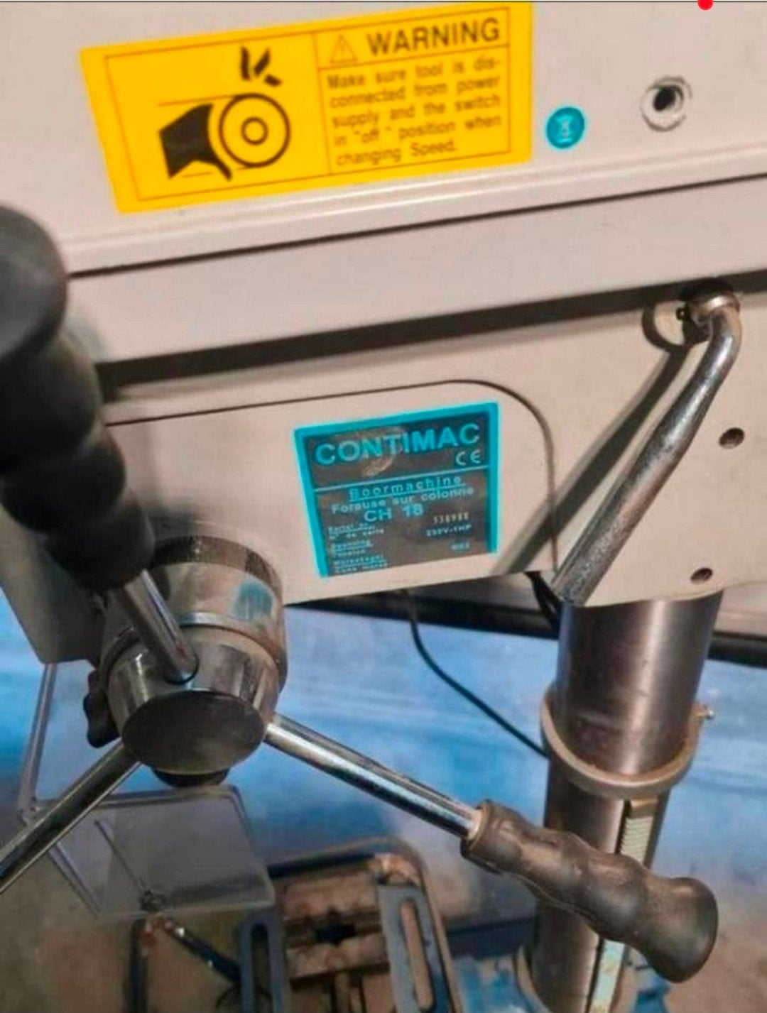 Contimac Ch 18 Tafelboormachine 230v kolomboormachine, Ophalen of Verzenden, N.v.t, N.v.t, N.v.t