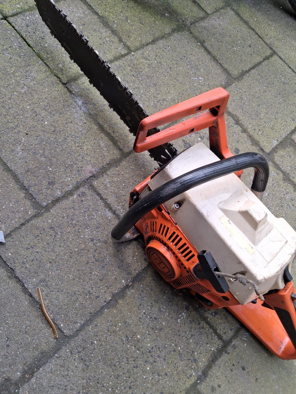 Husqvarna 50 Kettingzaag rancher loopt perfect  en stihl ele, Gebruikt, 70 mm of meer, Kettingzaag, Ophalen of Verzenden