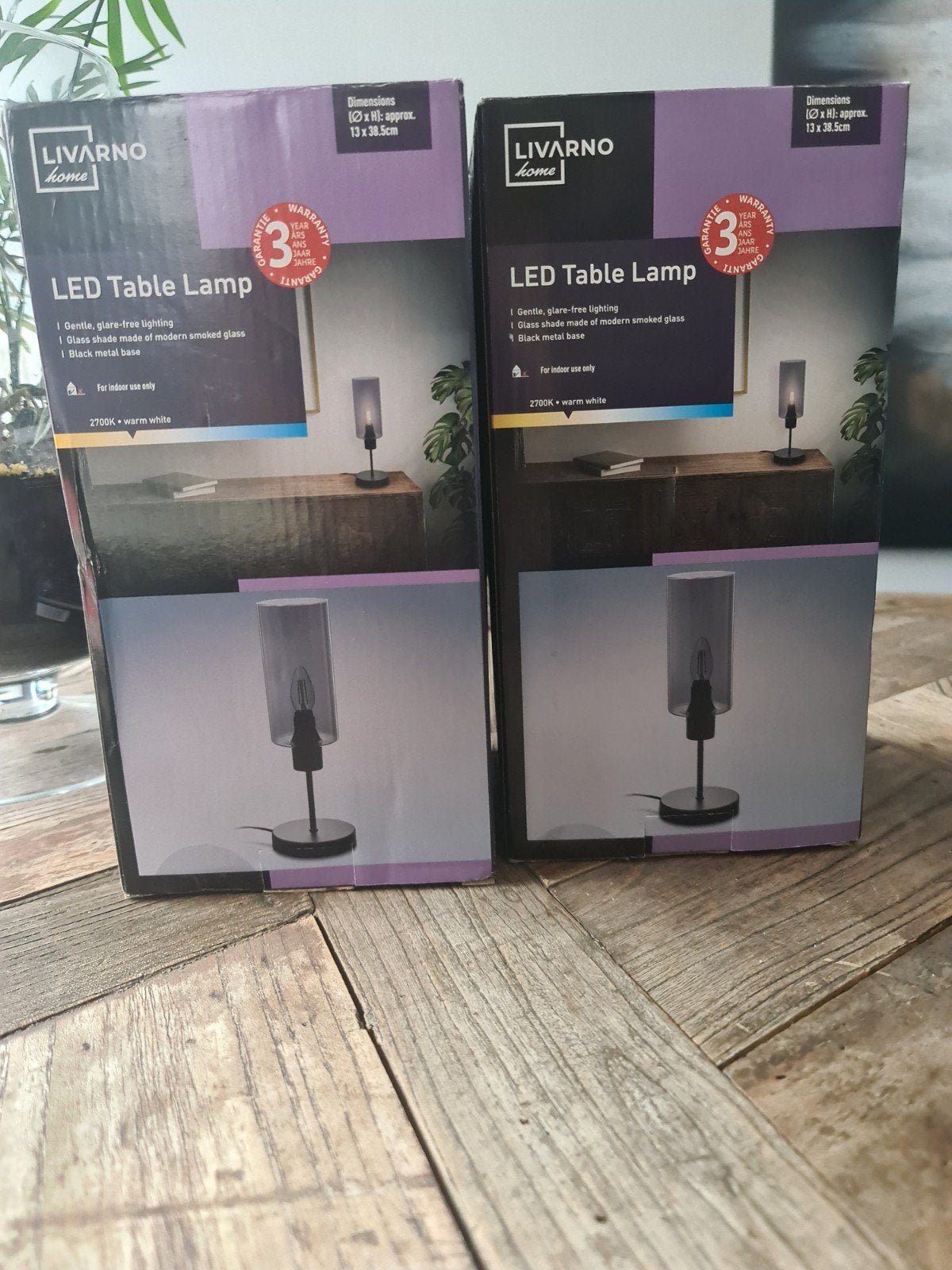 LIVARNO home LED Tafellamp - Modern Design nog 4, LED verlichting, Overige merken, E14 (klein), Nieuw