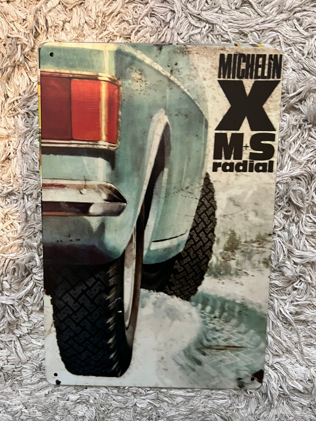 Michelin Reclame Plaat - Bibendum - Blikken Bord, Verzamelen, Ophalen of Verzenden, Nieuw, Reclamebord