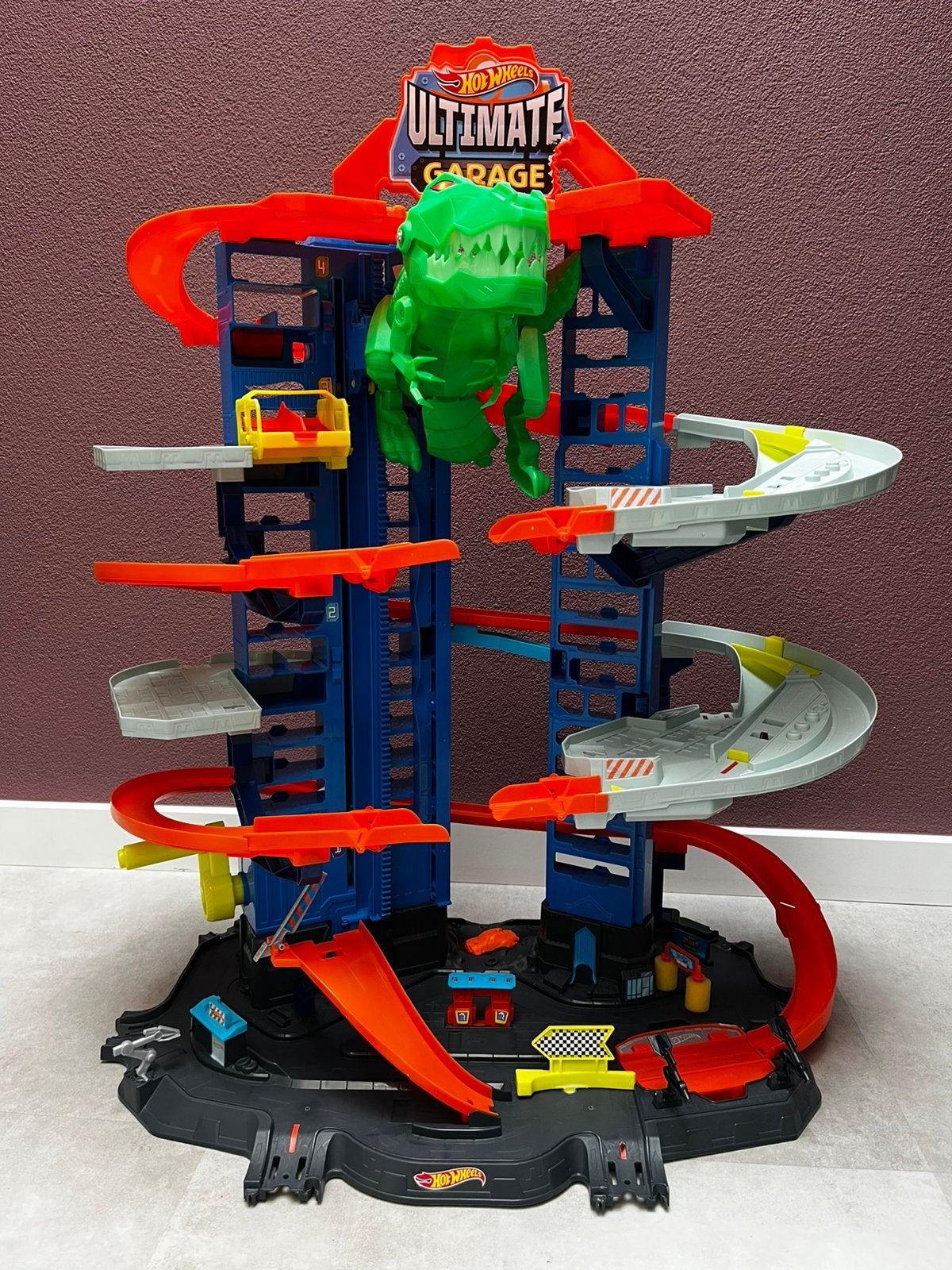 Hot Wheels City Ultimate Garage, Kinderen en Baby's, Speelgoed | Racebanen, Ophalen, Zo goed als nieuw, Handmatig, Hot Wheels