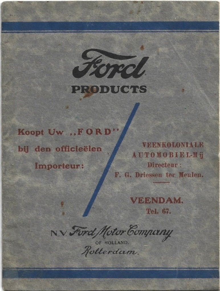 Ford T products brochure auto truck (A1436), Verzenden, Zo goed als nieuw, Ford