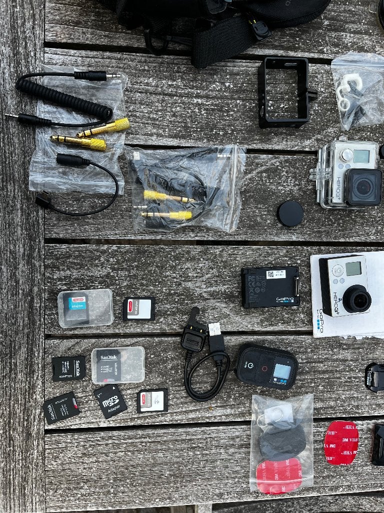 GoPro Hero 3 en Hero 4 Silver met uitgebreide accessoires, Ophalen of Verzenden, Gebruikt, GoPro