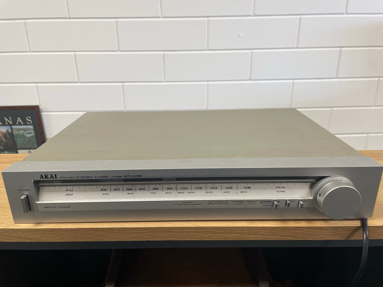 Akai AT-K02 FM AM Stereo Tuner - Vintage Audio, Ophalen, Gebruikt, Analoog