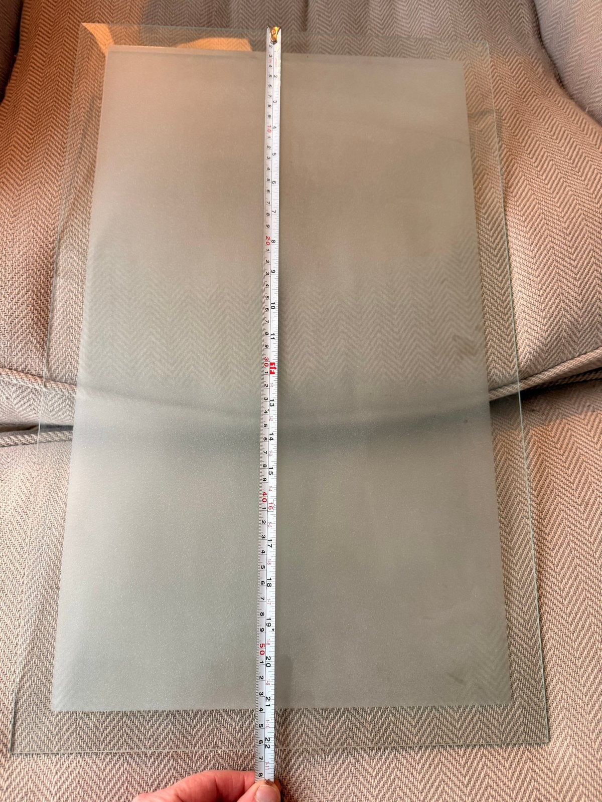 4 geslepen matglas glasplaten voor in een deur, Ophalen, Gebruikt, Glasplaat, Minder dan 80 cm
