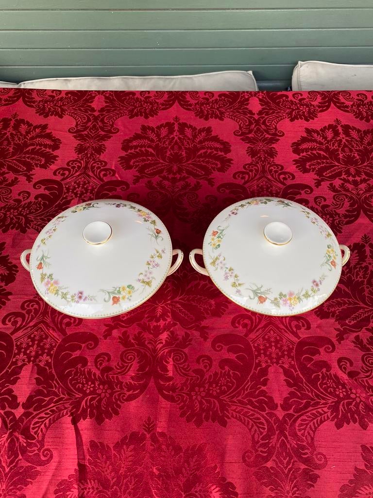 Wedgwood,Maribelle,Bone China,2 dekschalen, Ophalen of Verzenden