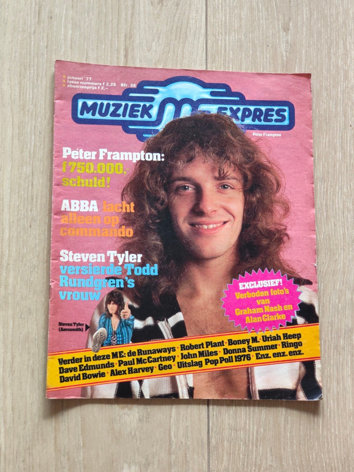 Muziek Expres januari 1977, Ophalen of Verzenden, 1960 tot 1980, Nederland, Tijdschrift