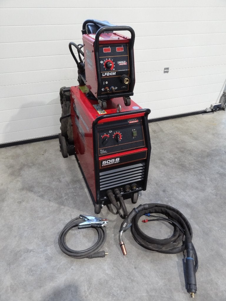 Mig/Mag lasapparaat Lincoln Powertec 505S WTGK Synergic, Ophalen of Verzenden, Zo goed als nieuw, 250 ampère of meer, Co2