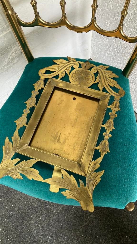 Jugendstil antieke koperen lijst, Ophalen of Verzenden