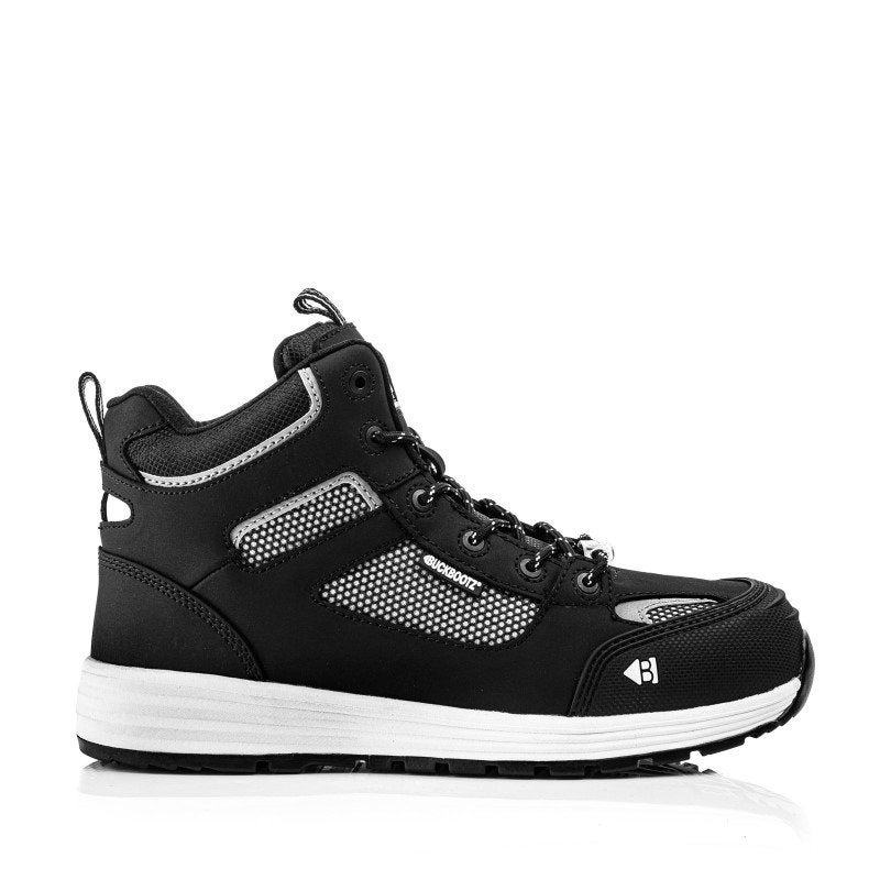 BuckBootz BAZ S1P ESD Hoge Werkschoenen Zwart – Maat 40-47, Werkschoenendeal, Marktplaats@werkschoenendeal.nl, Zwart, Buckbootz