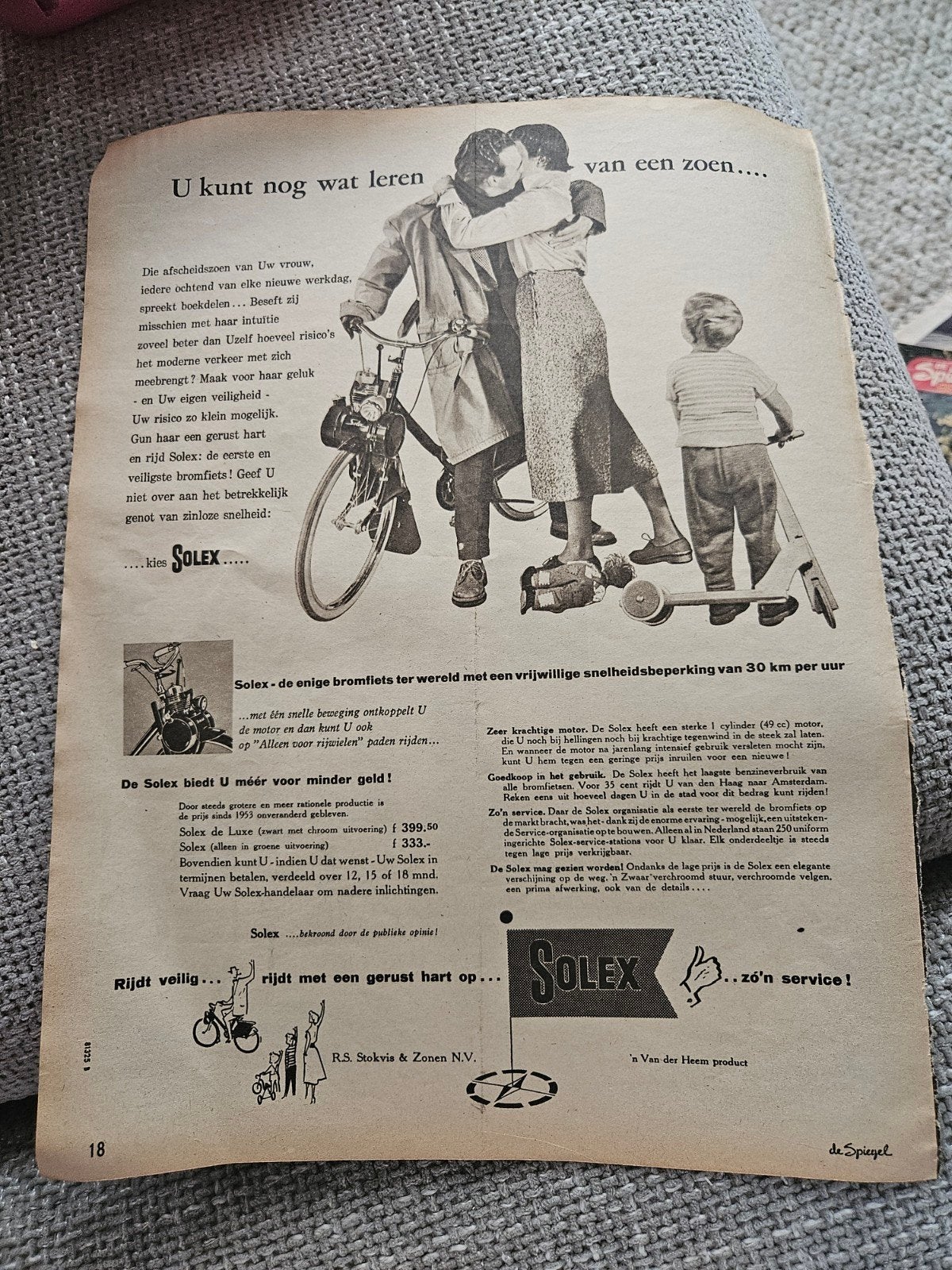 Solex Bromfiets - Veilig en Betrouwbaar reclame, Ophalen of Verzenden, Gebruikt