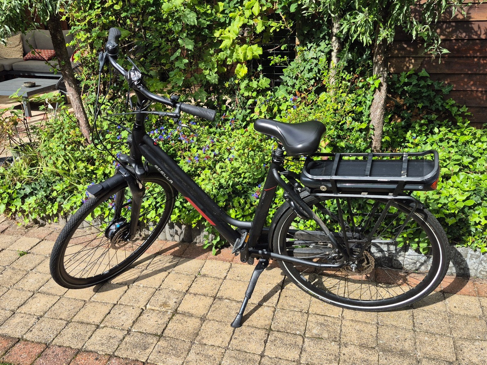 Opknapper: Stella Vicenza Black FDSTe 28" E-bike, Gebruikt, Versnellingen, Schijfrem, Ophalen