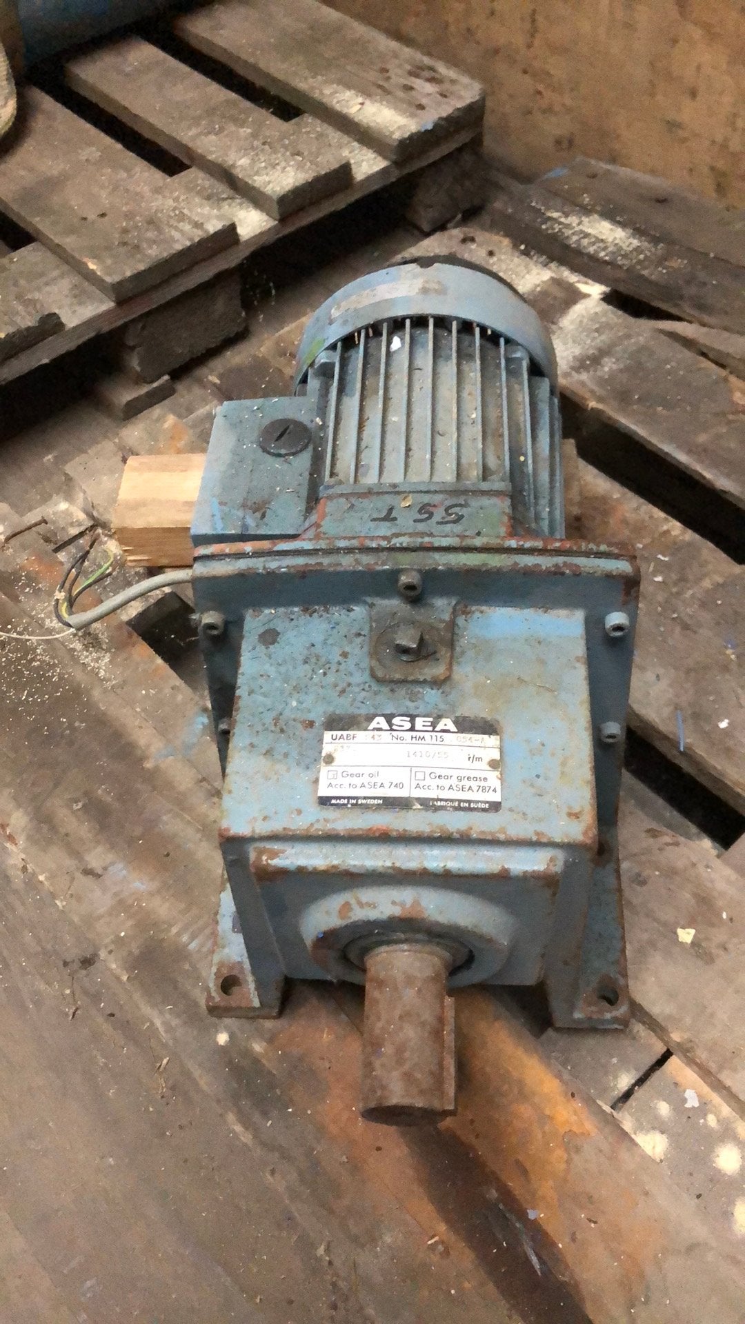 Elektromotor, Ophalen, Gebruikt, Elektromotor, Minder dan 1400 rpm