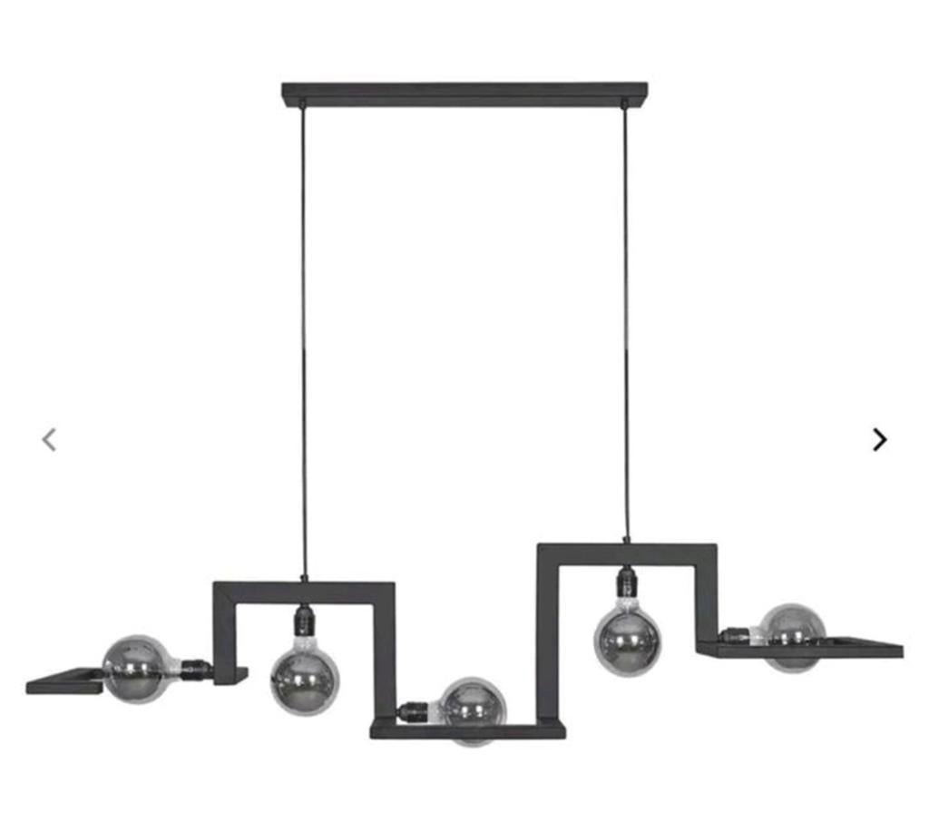 Hanglamp industrieel Ztahl Tortona design, Ophalen, Zo goed als nieuw, 75 cm of meer