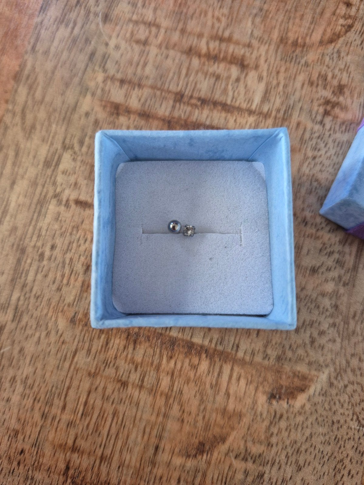 Nieuwe neus Piercingset - Staal met Strass, Staal, Lip- of Labretpiercing, Nieuw, Ophalen of Verzenden