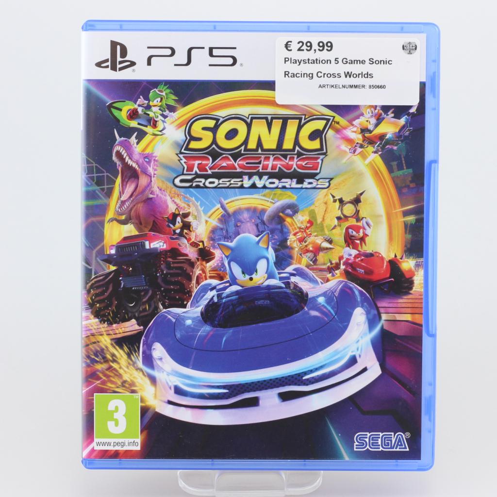 Playstation 5 Game Sonic Racing Cross Worlds, Playstation, Zo goed als nieuw, Support@playstation.com, 2207 Bridgepointe Parkway
San Mateo, CA 94404
United States