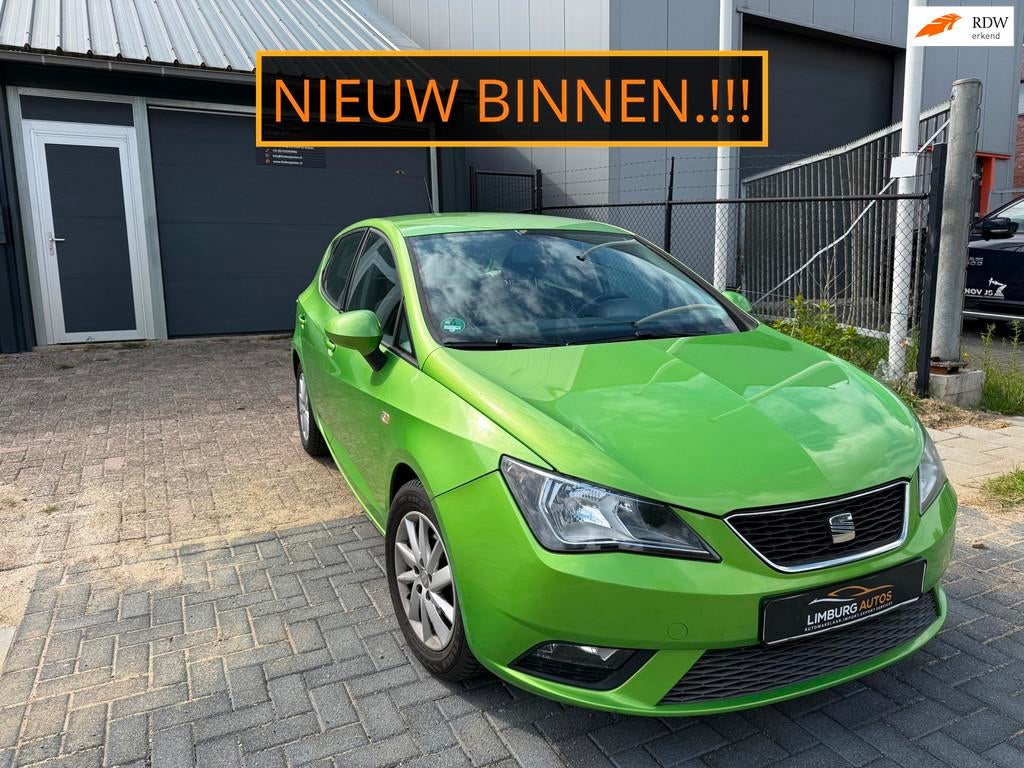 SEAT Ibiza 1.2 Style Airco cruisecontrol Digitale Clima, Voorwielaandrijving, Stof, Gebruikt, Zwart