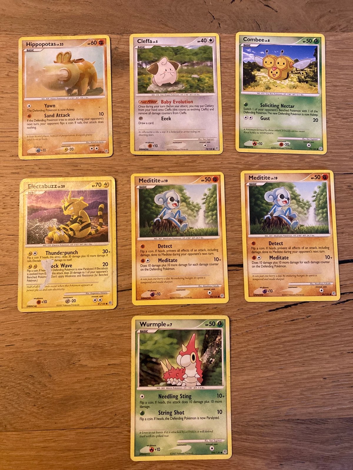 Pokémon Diamond & Pearl (2007), Ophalen of Verzenden, Gebruikt, Meerdere kaarten
