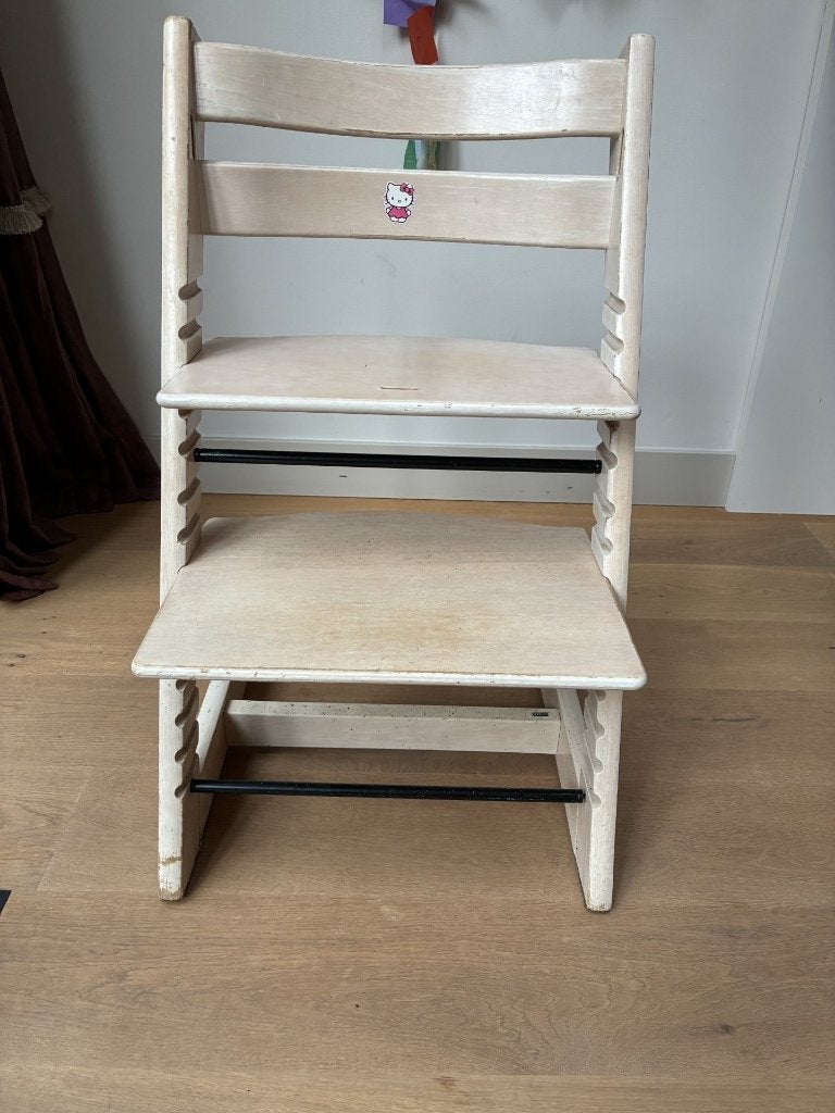 Trip trap stoel - Moet weg, Kinderen en Baby's, Kinderstoelen, Ophalen, Gebruikt, Meegroeistoel