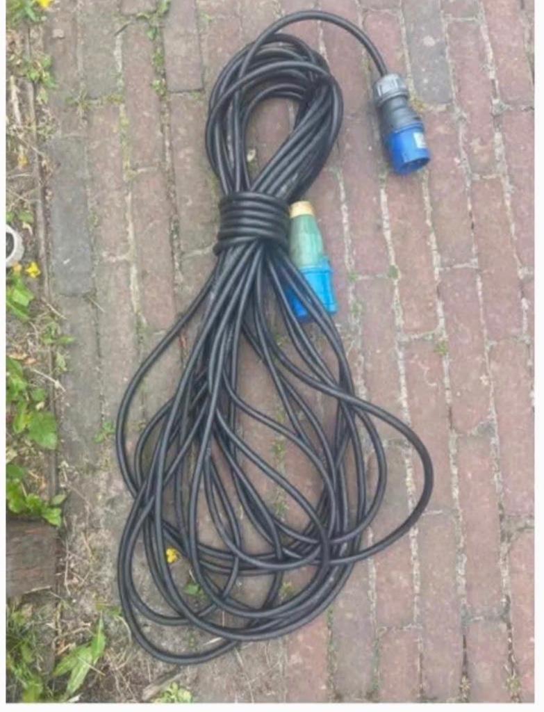Walstroom kabel 25 meter met stekker contrastekker walstroom, Ophalen, Zo goed als nieuw, Motor en Techniek
