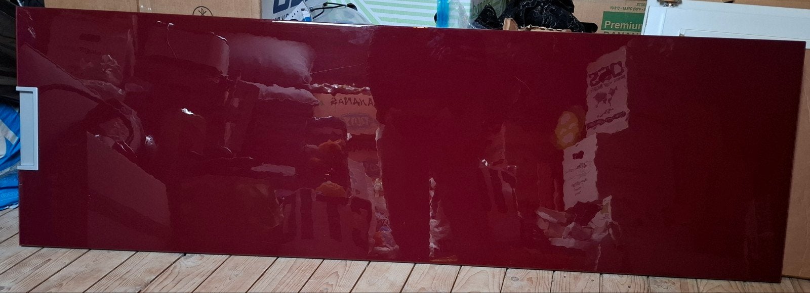 2 rode hoogglans deuren voor IKEA Pax kast 160x50, Ophalen, 50 tot 100 cm, Zo goed als nieuw, Minder dan 25 cm