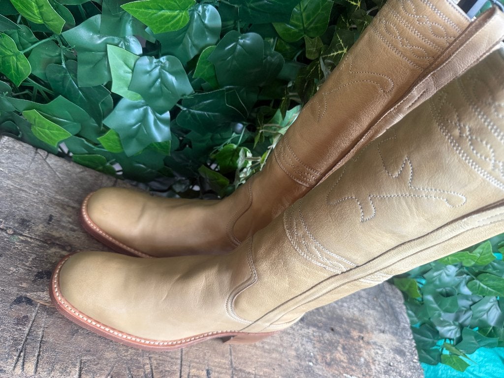 Prachtige hoge leren laarzen van Sendra , maat 40, Bruin, Nieuw, Ophalen of Verzenden, Sendra