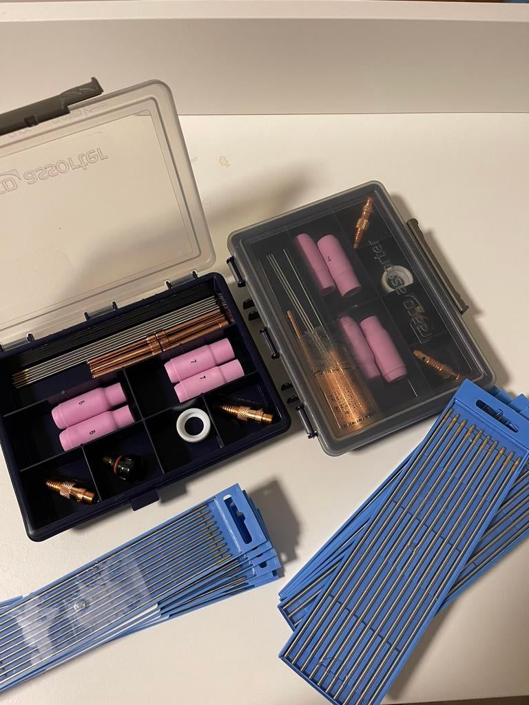 Tig accessoires - 1.6 & 2.4 mm tungsten electrode, Ophalen of Verzenden, Nieuw, 150 tot 250 ampère, Tig