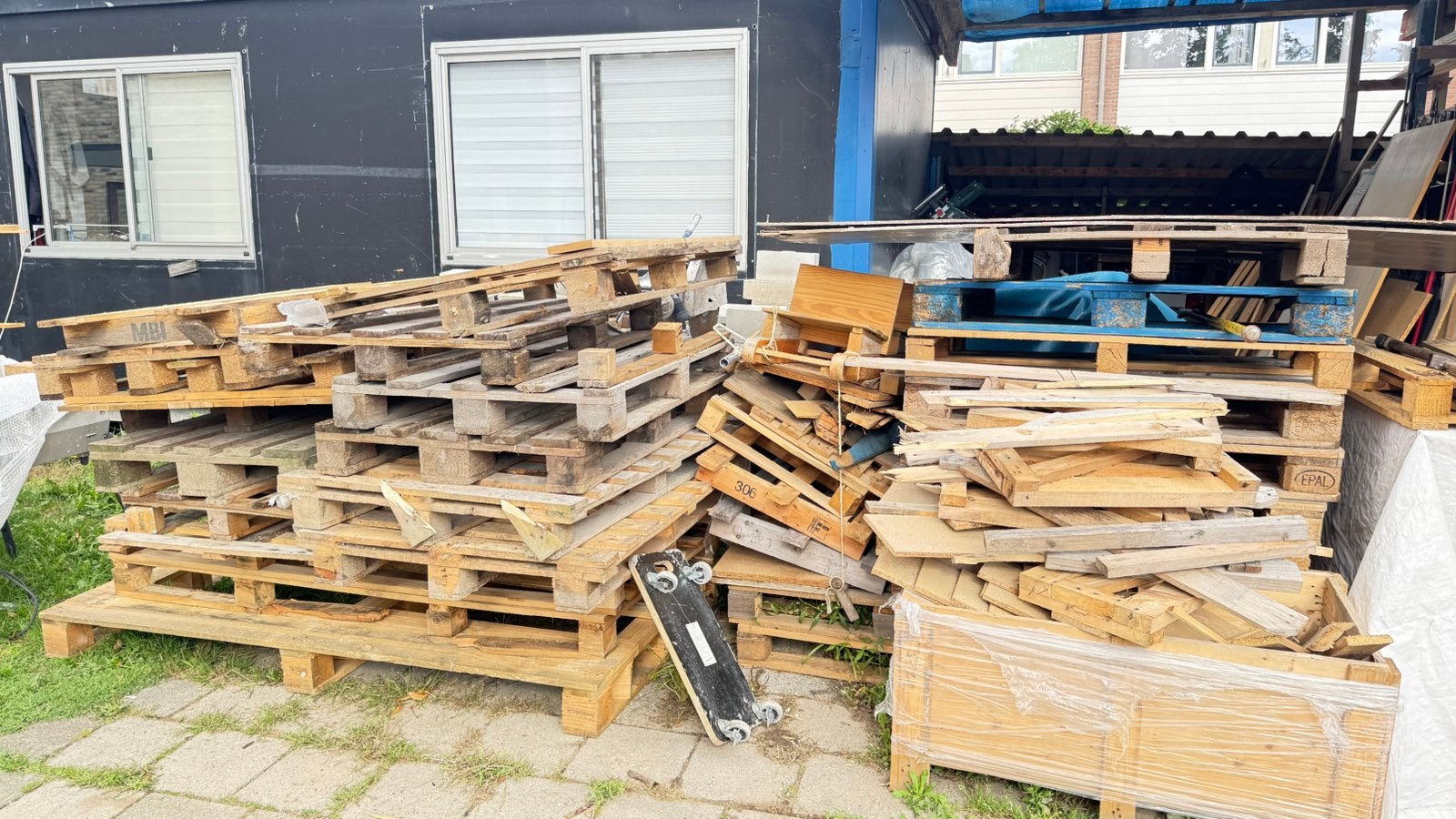Gratis pallet hout, Tuin en Terras, Minder dan 3 m³, Ophalen