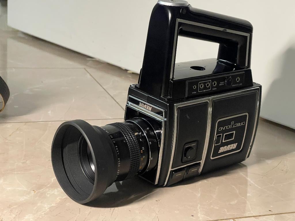 Revue Direct Sound 8 Super8 Cine Film Camera compleet+koffer, Audio, Tv en Foto, Videocamera's Analoog, 8mm, N, N, Ophalen of Verzenden
