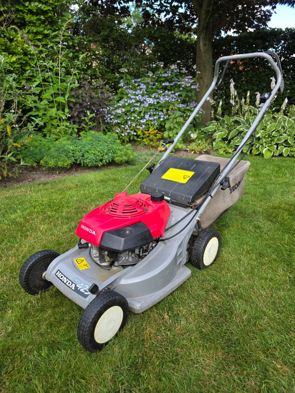 Grasmaaier benzine honda 423, Tuin en Terras, Grasmaaiers, Ophalen, Gebruikt