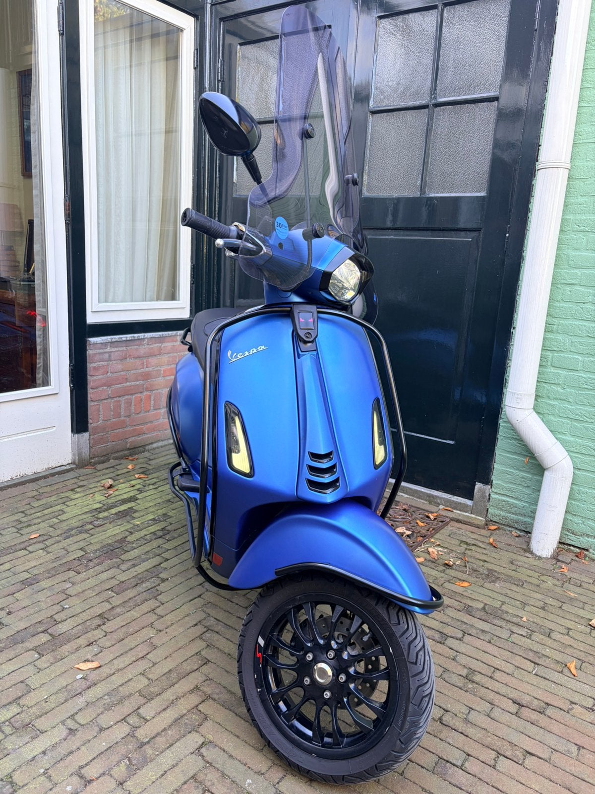 Full option vespa sprint mat blauw Iget SNOR 8-2020, Ophalen, Overige modellen, Zo goed als nieuw, Benzine