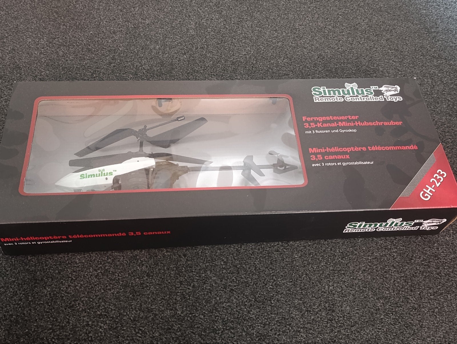 Simulus GH-233 Mini-Helikopter met Afstandsbediening, Ophalen of Verzenden
