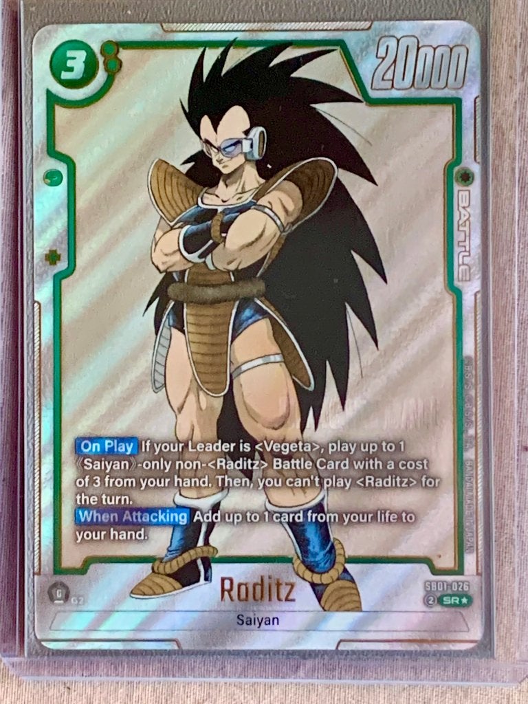 Dragon ball super kaart, Ophalen of Verzenden, Nieuw, Losse kaart, Foil