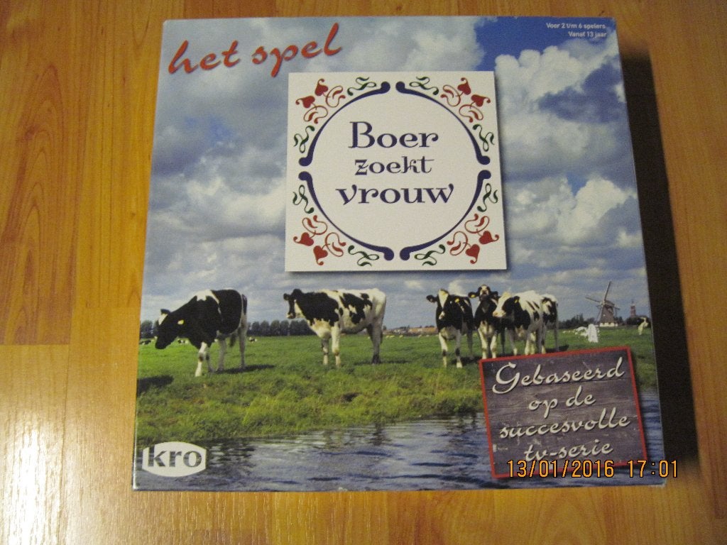 Boer zoekt Vrouw - Het Spel (KRO), Hobby en Vrije tijd, Een of twee spelers, Ophalen of Verzenden, Zo goed als nieuw, KRO