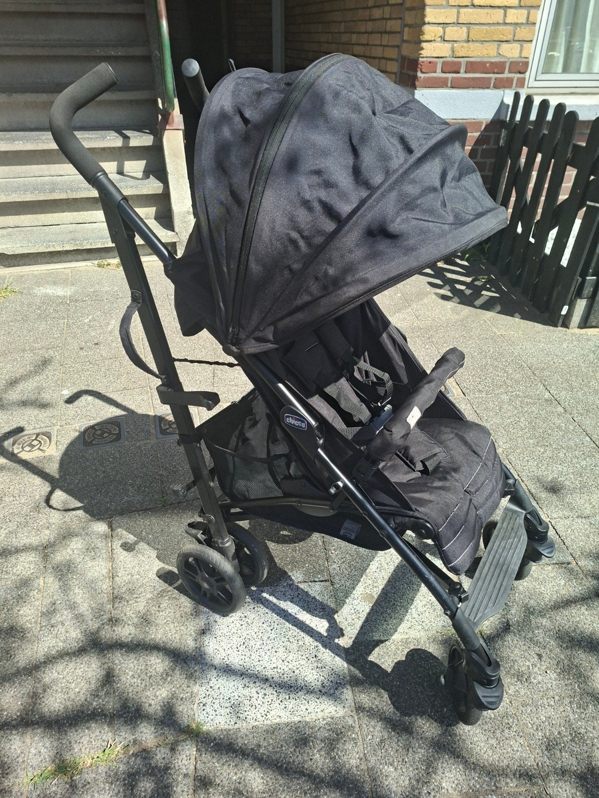 Chicco buggy, Kinderen en Baby's, Buggy's, Ophalen, Zo goed als nieuw, Overige merken, Verstelbare rugleuning