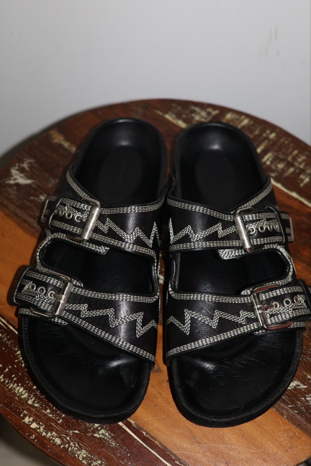 Isabel Marant slippers maat 38 zwart, Kleding | Dames, Schoenen, Isabel Marant, Isabel Marant.nl, Ophalen of Verzenden, Zo goed als nieuw