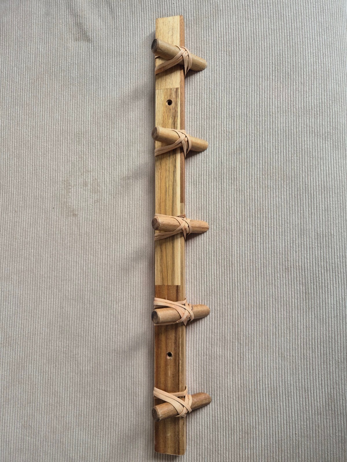 IKEA STOREDAMM hakenrek, acacia/rotan, Gebruikt, 100 tot 150 cm, Hout, Ophalen