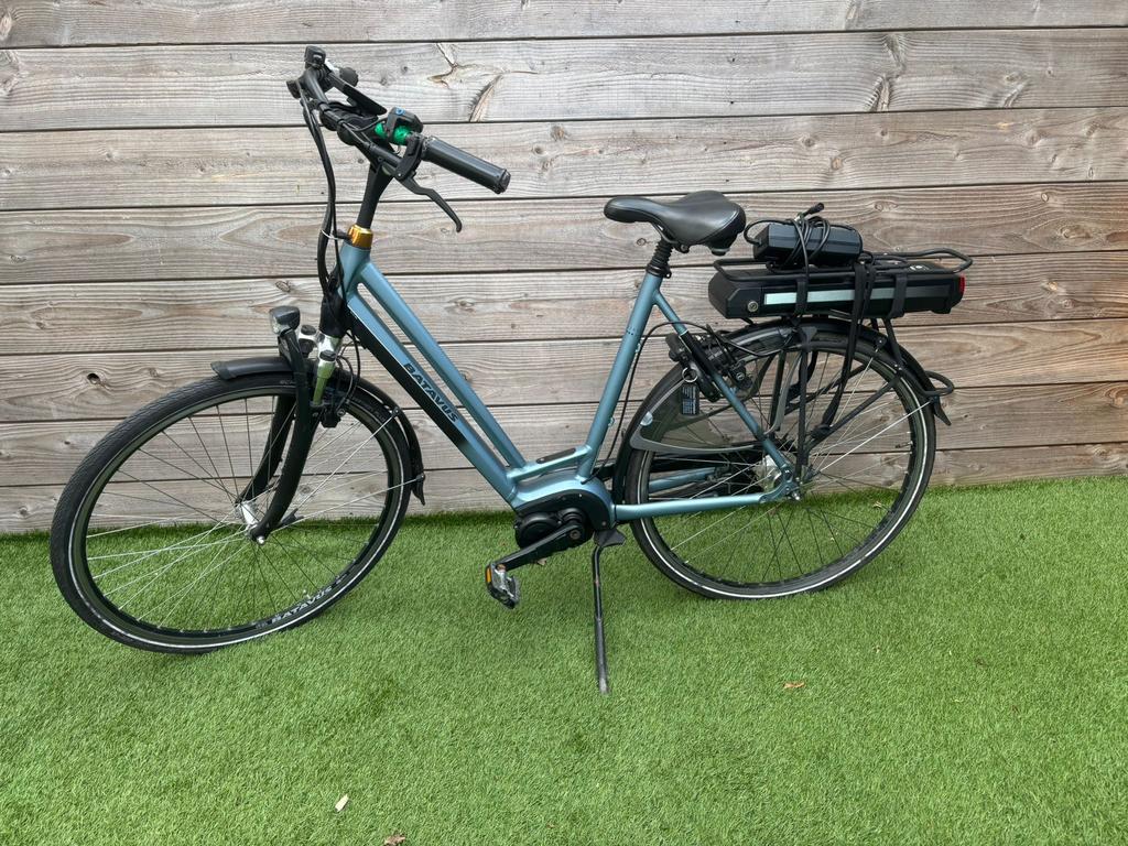 Elektrische Batavus fiets met yamaha midden motor, Fietsen en Brommers, Elektrische fietsen, 47 tot 51 cm, Ophalen, Gebruikt, Batavus