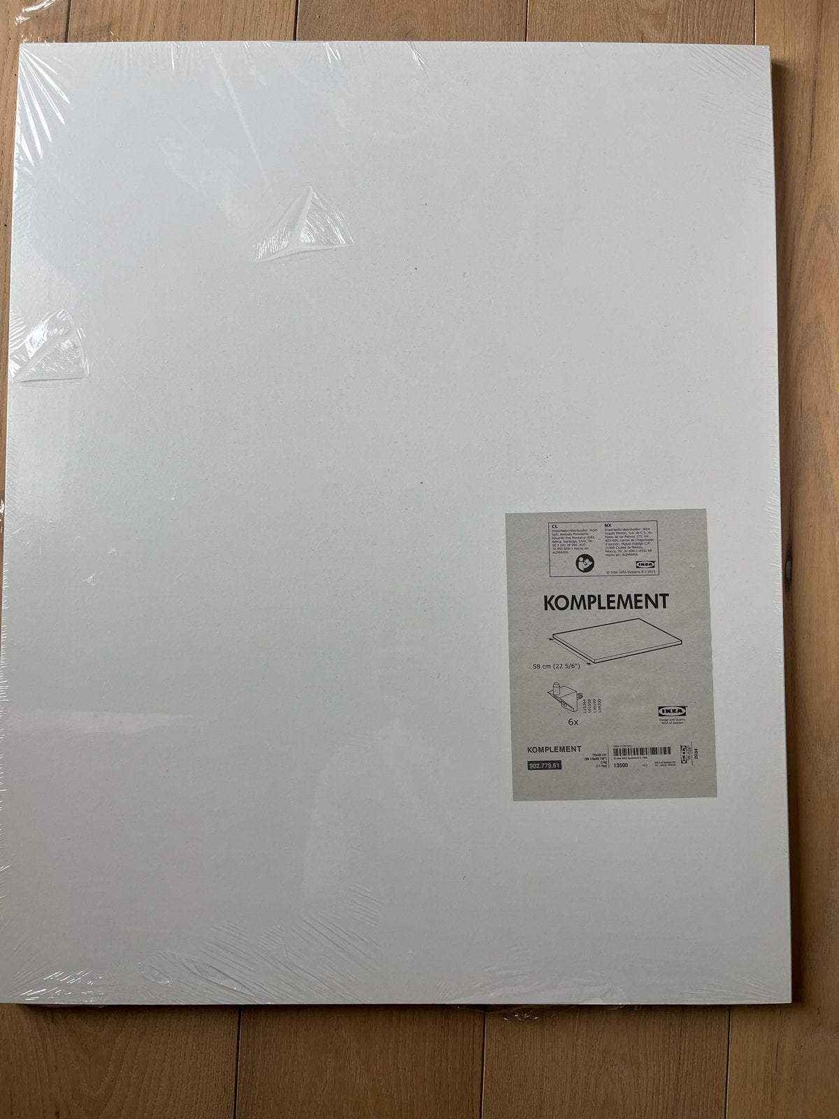 IKEA Komplement Plank (zonder bevestigingshaaljes), Ophalen, Nieuw