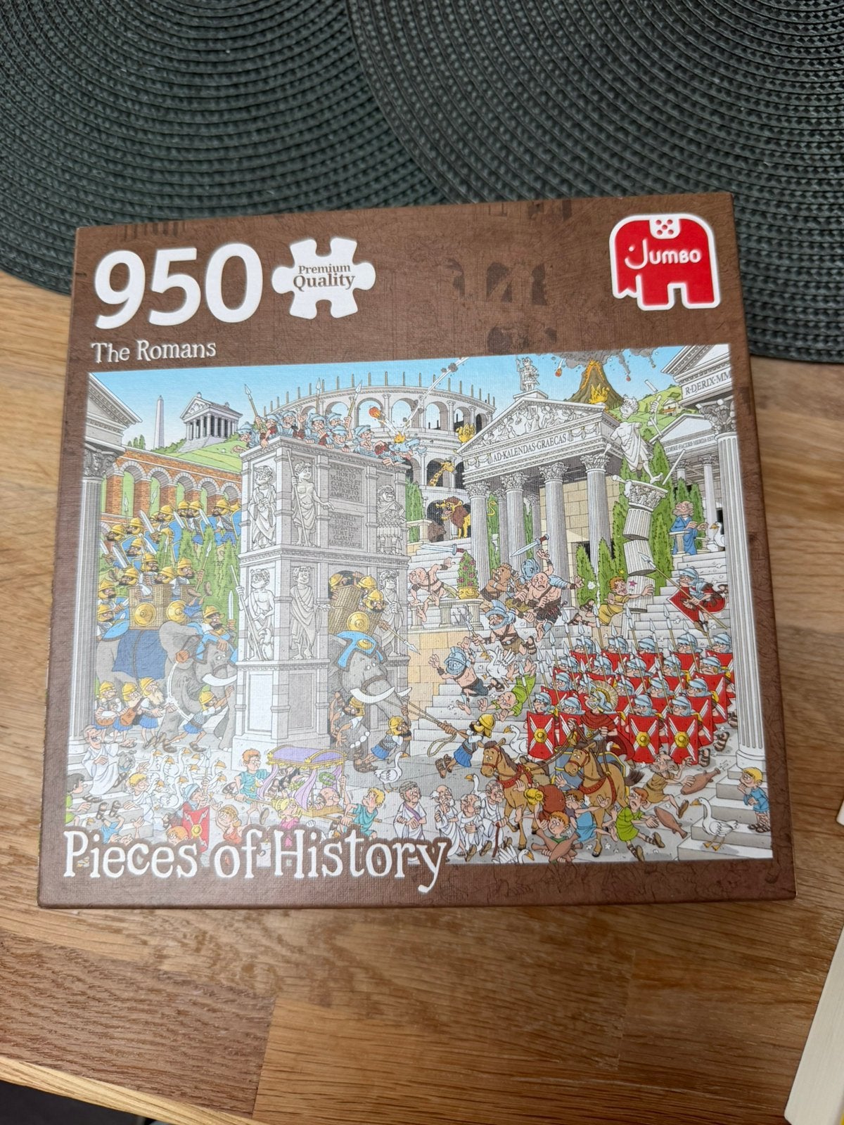 Jumco pieces of history 950  st the romans, Ophalen of Verzenden, 500 t/m 1500 stukjes, Zo goed als nieuw