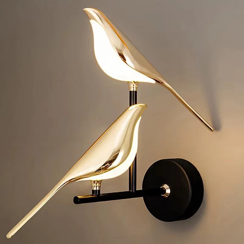 Prachtige Nieuwe Vogel Lamp - 40cm Hoog, Draaibare Vogels, Kunststof, Nieuw, Overige fittingen, Ophalen of Verzenden