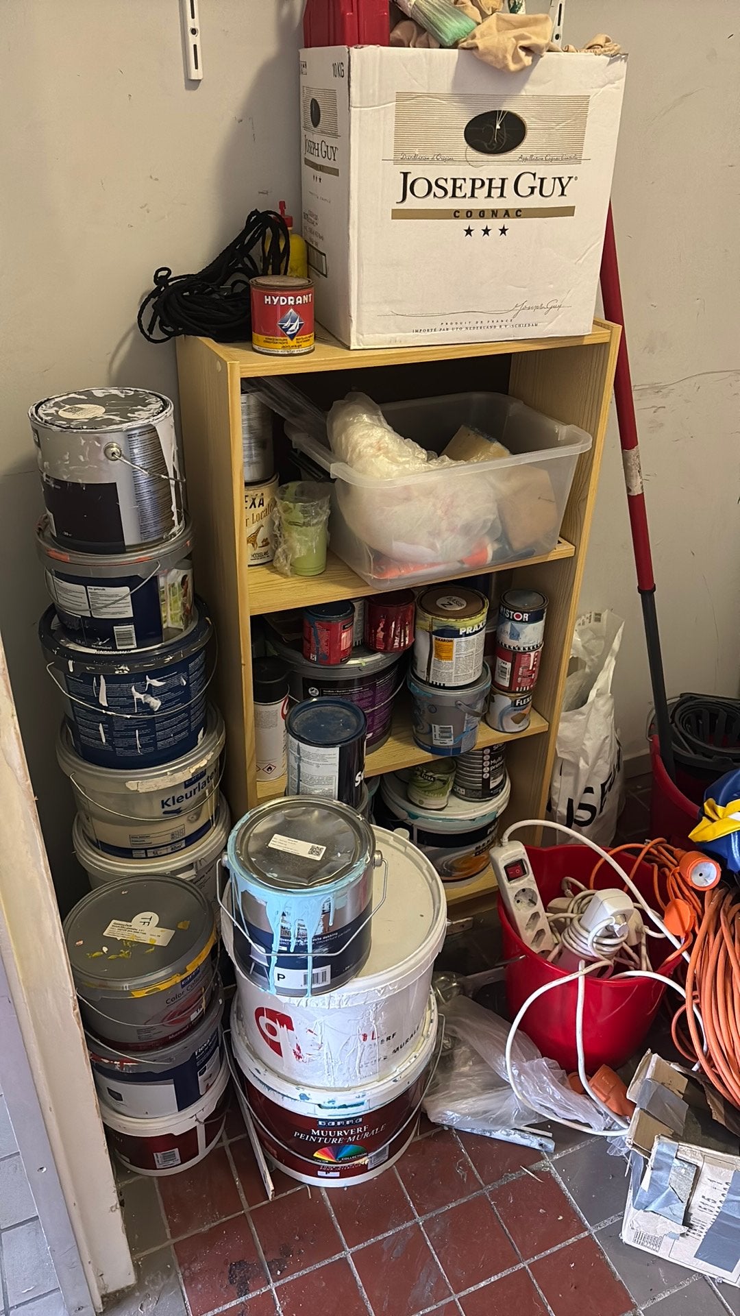Gratis verf op te halen!!, 20 liter of meer, Ophalen, Gebruikt, Verf