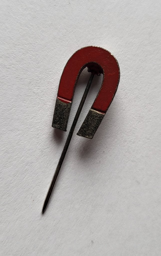 Magneet Logo Fiets Rijwiel speldje, Gebruikt, Niet vindbaar, Niet vindbaar, Speldje of Pin
